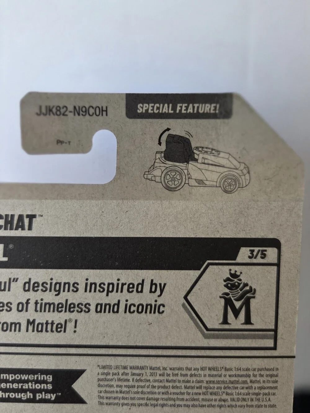 Hot Wheels Quick Chat Mattel Series 3/5 Diecast Car NIP